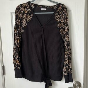 Maurice’s thermal knit top size l